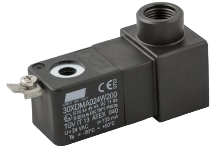 Aignep 30 mm Solenoid ATEX II2G Ex dmb IIC T5 Gb SOLX2
