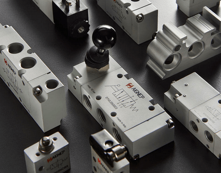 Aignep Pneumatic Valves and FRL units for the treatment of compressed air