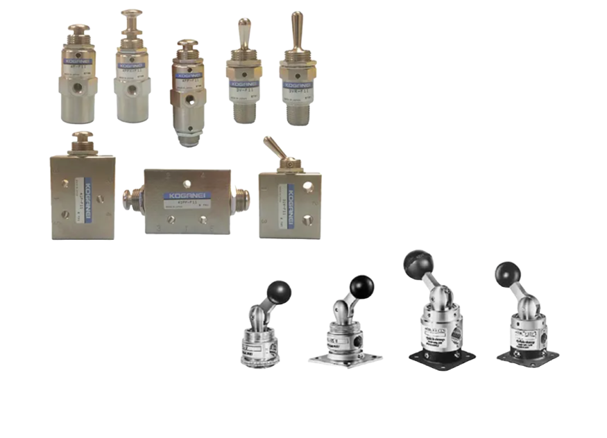 Koganei Manually Operated Valves