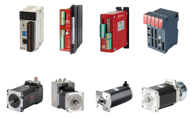 RTA drives and motors stepper motors electronic drives servo motors stepper motors with encoders stepper motors with brake